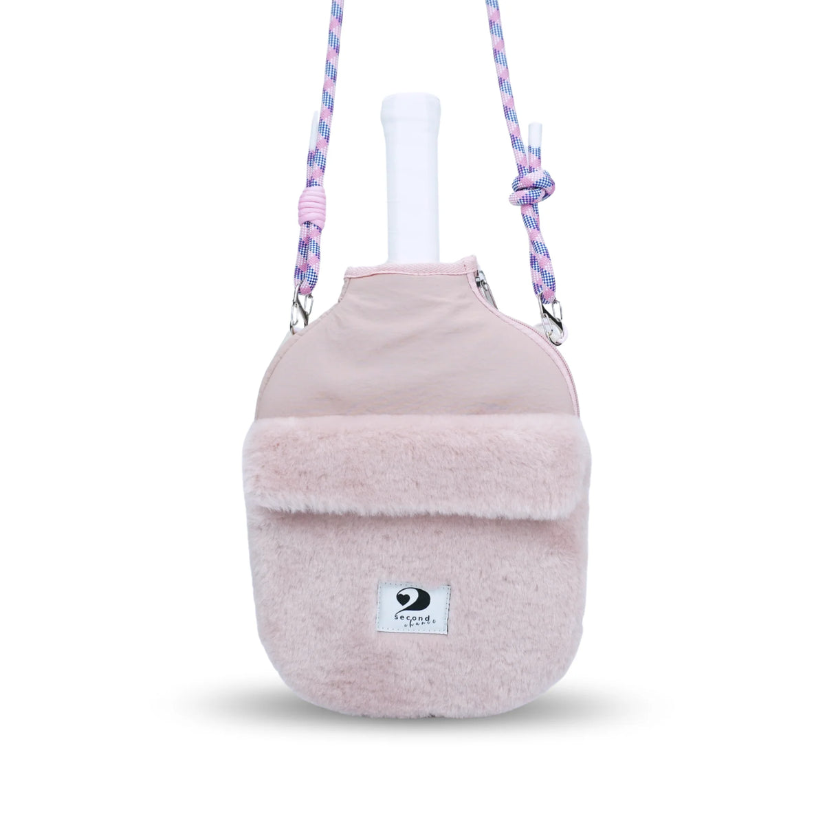 ACTIVE - FURRY POCKETTE - PICKLEBALL PADDLE COVER - BLUSH PINK