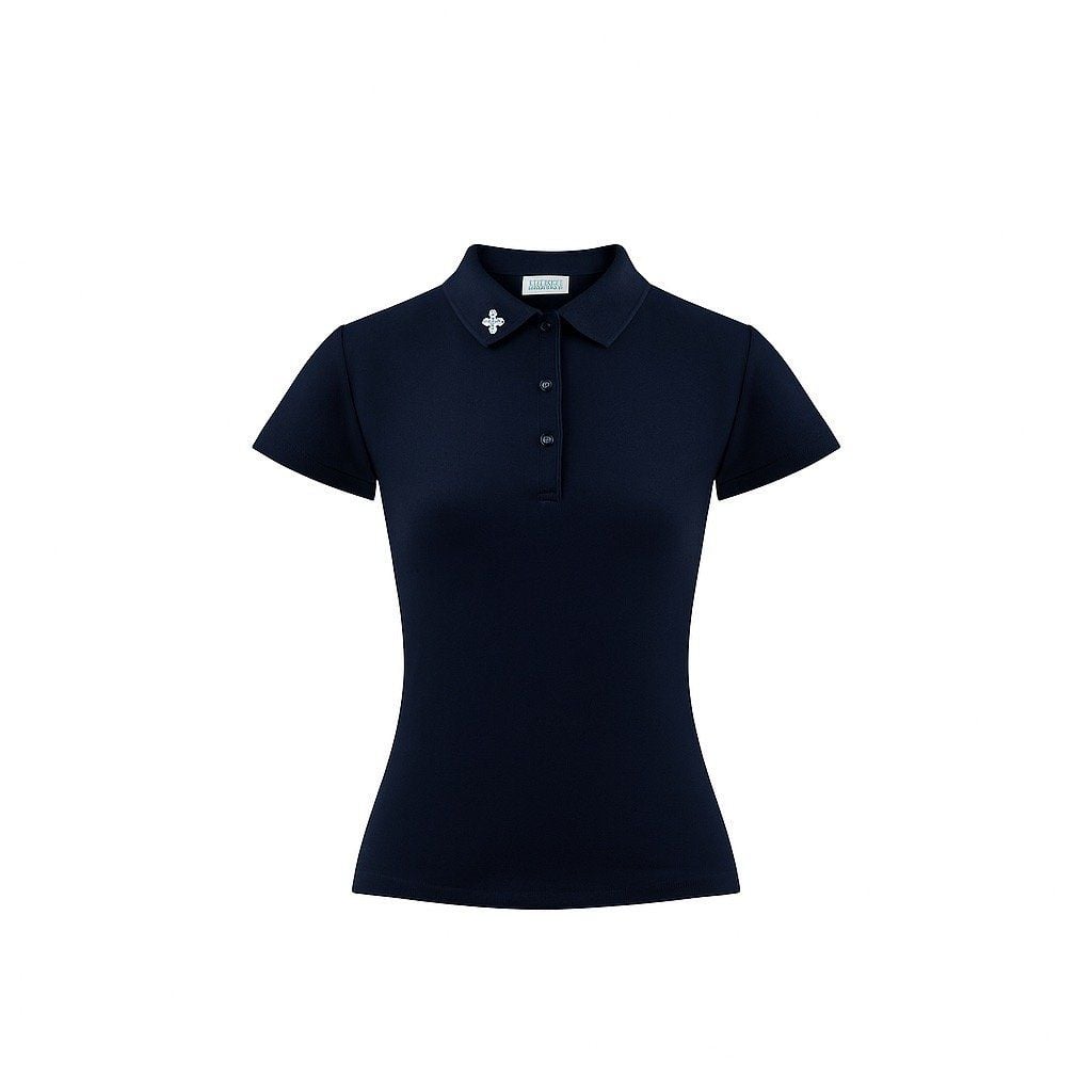 PICKNMIX Polo Navy Blue