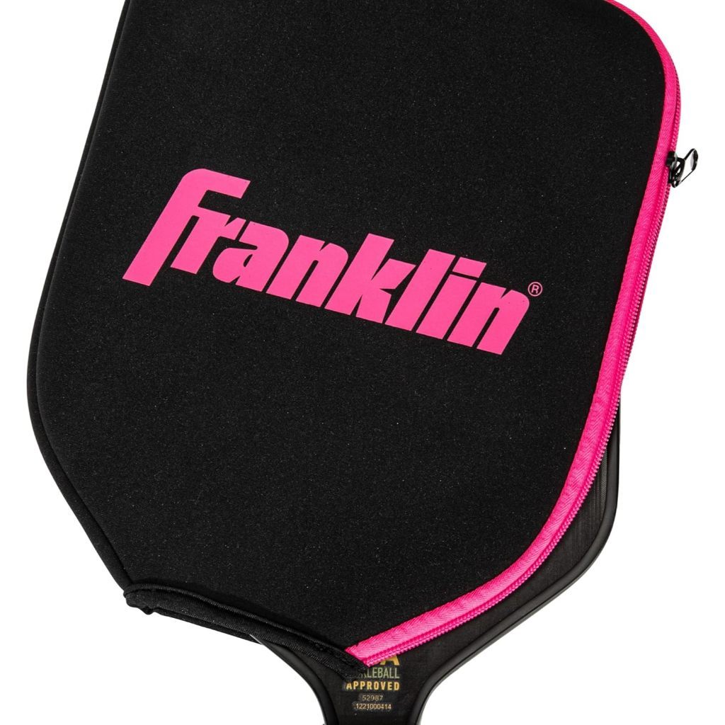 Franklin Pickleball Paddle Cover Protective Padded Cover with Fence Hook Universal Size Paddle Case