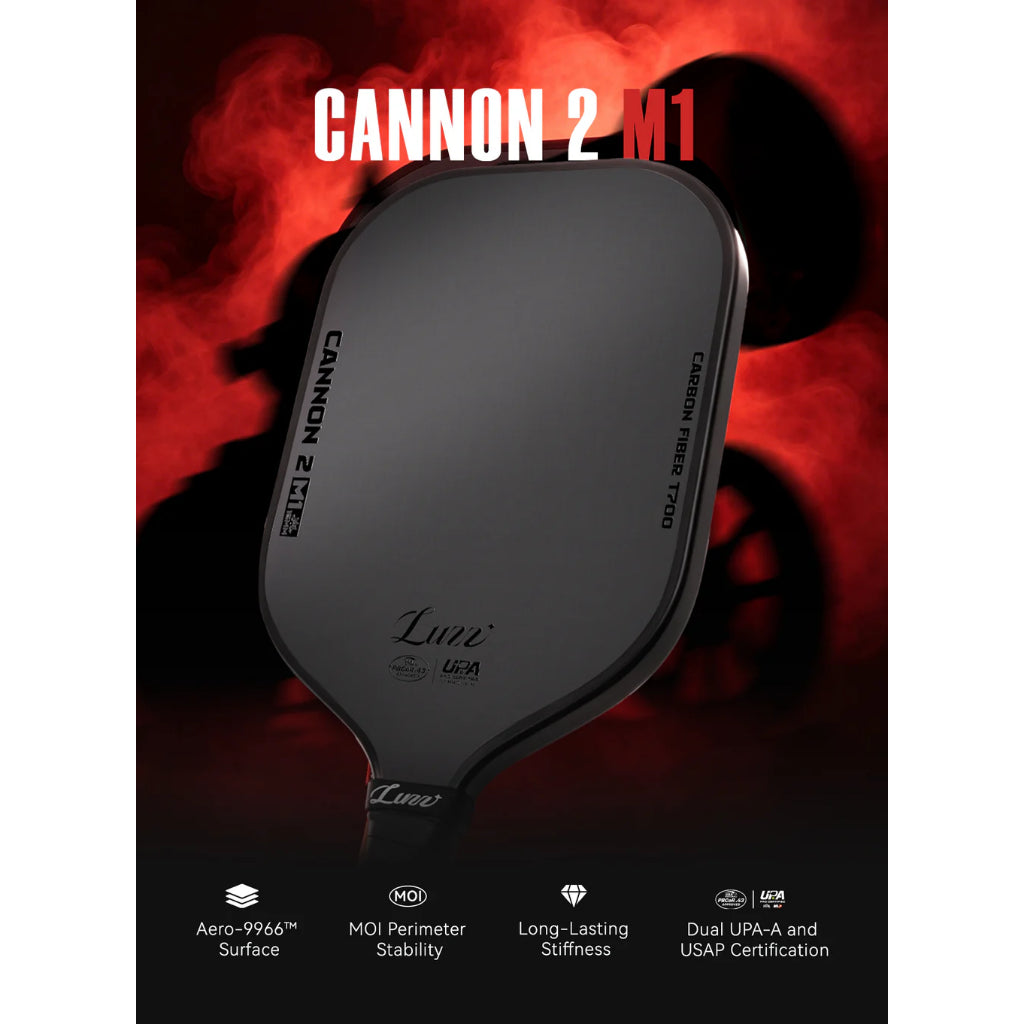 Luzz Cannon2 M1 Paddle(16mm) Aero-9966 Coating Carbon Fiber Surface