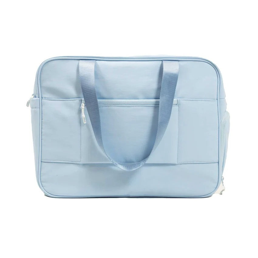 Joola Overnighter Puff Bag White Blue Breeze