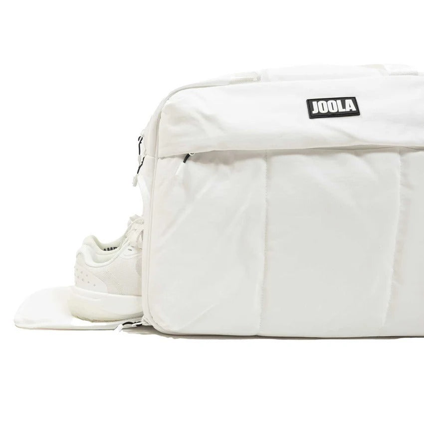 Joola Overnighter Puff Bag White Blue Breeze