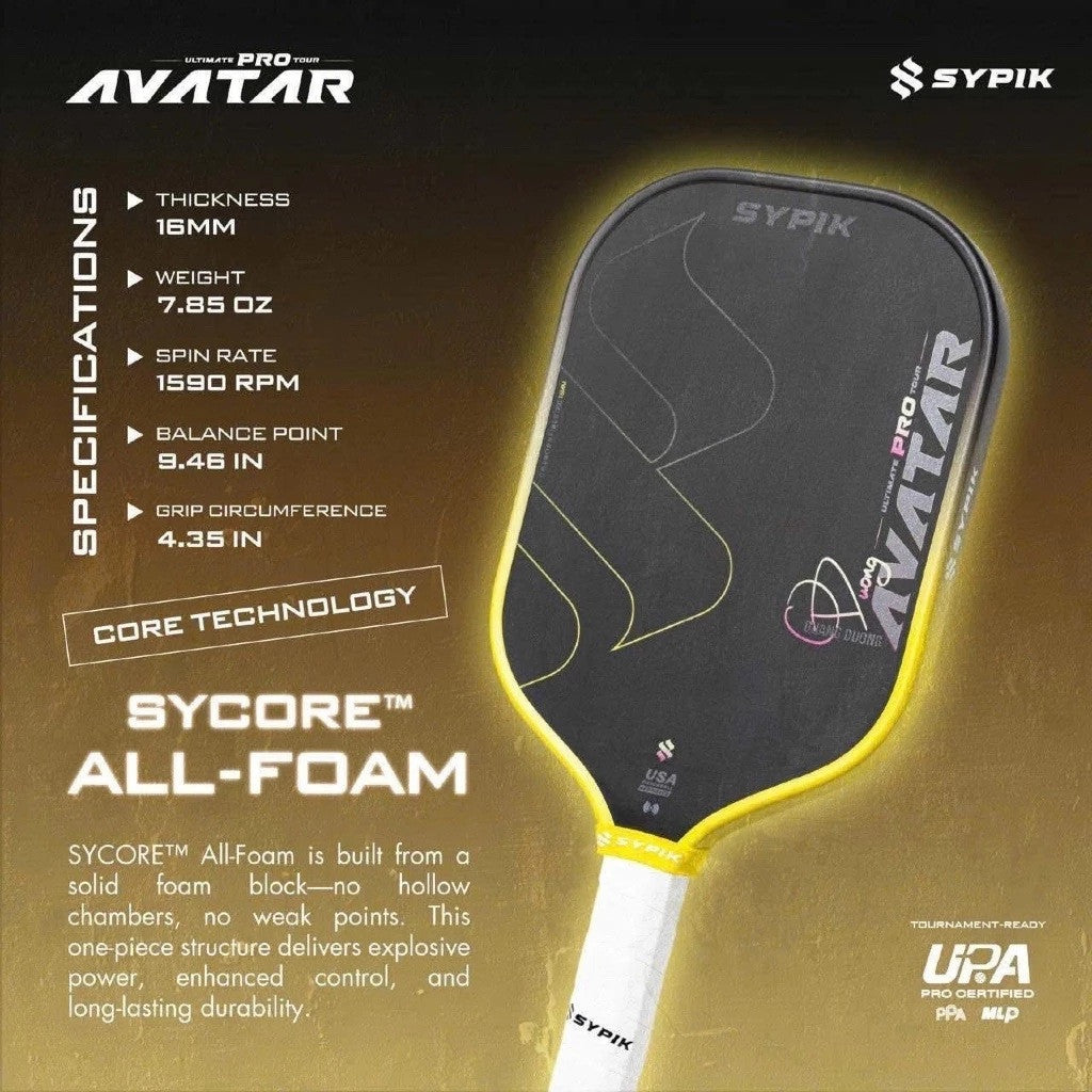 Sypik Avatar Ultimate Pro Tour Pickleball Paddle