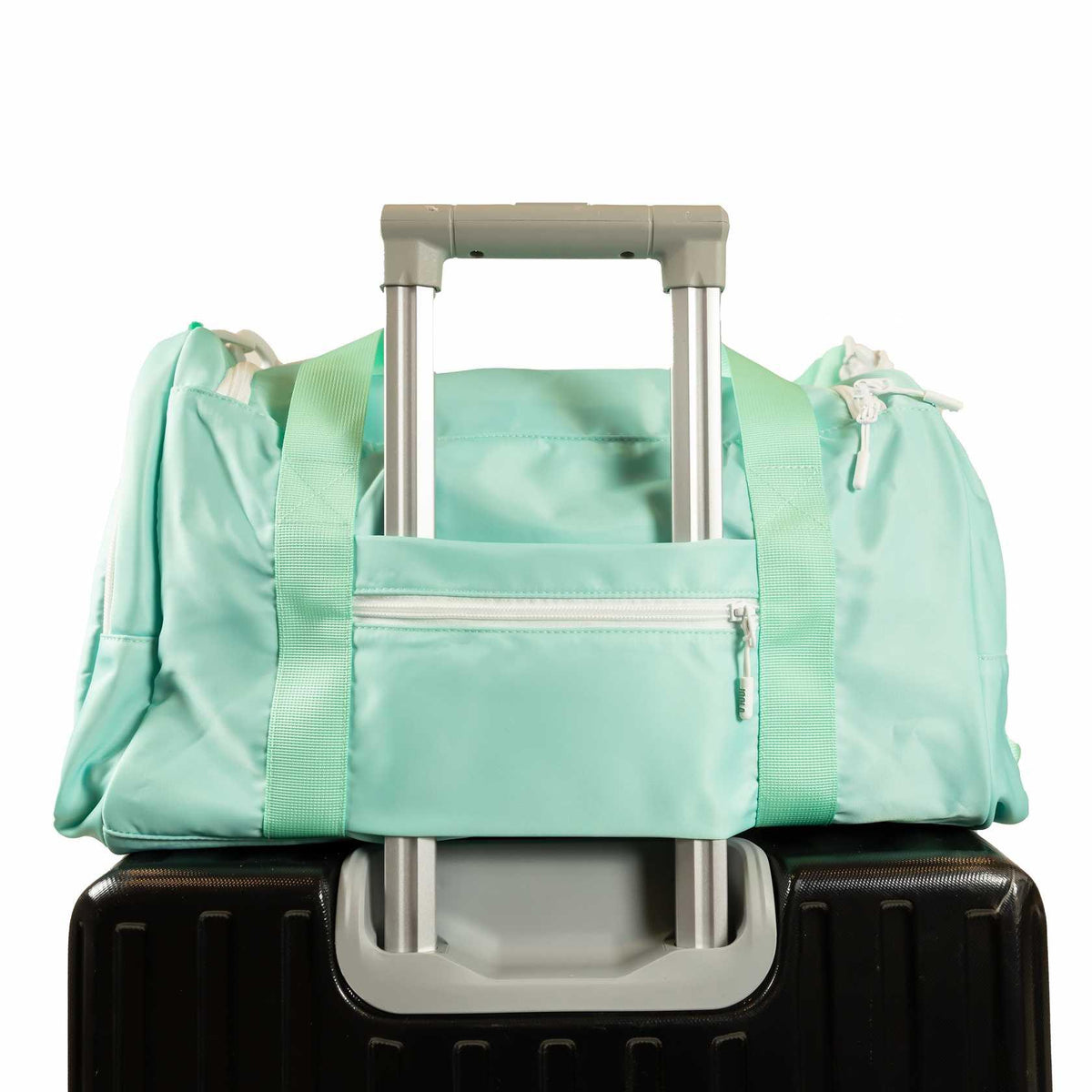 Joola Aria Small Duffle Bag on rolling backpack