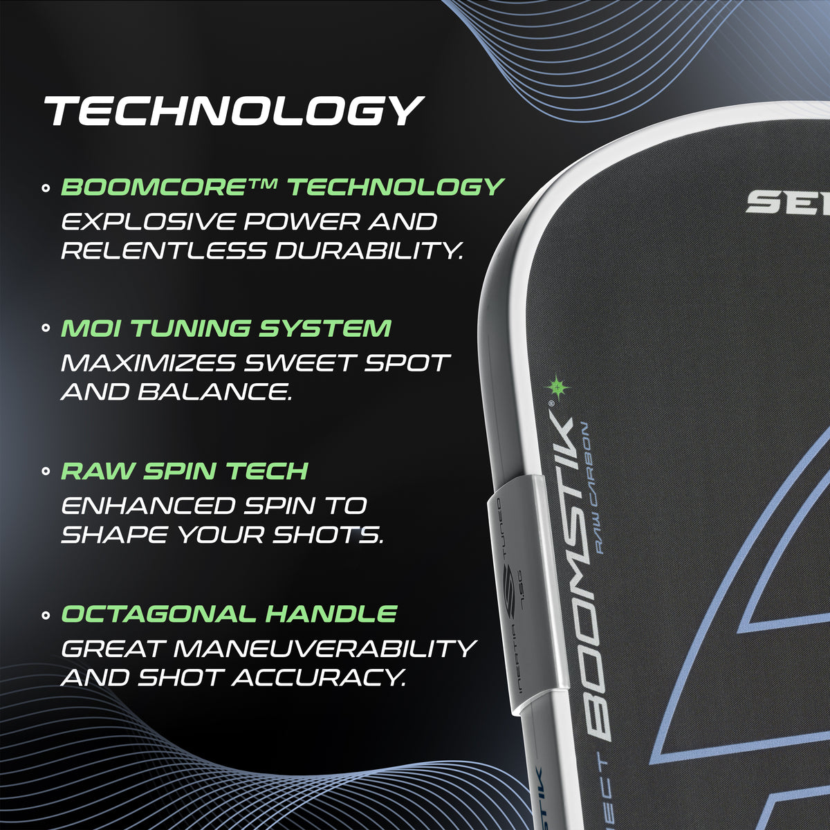 Selkirk LABS Project Boomstik® Summit Raw Carbon Asia Edition (Widebody/ Elongated) Paddle