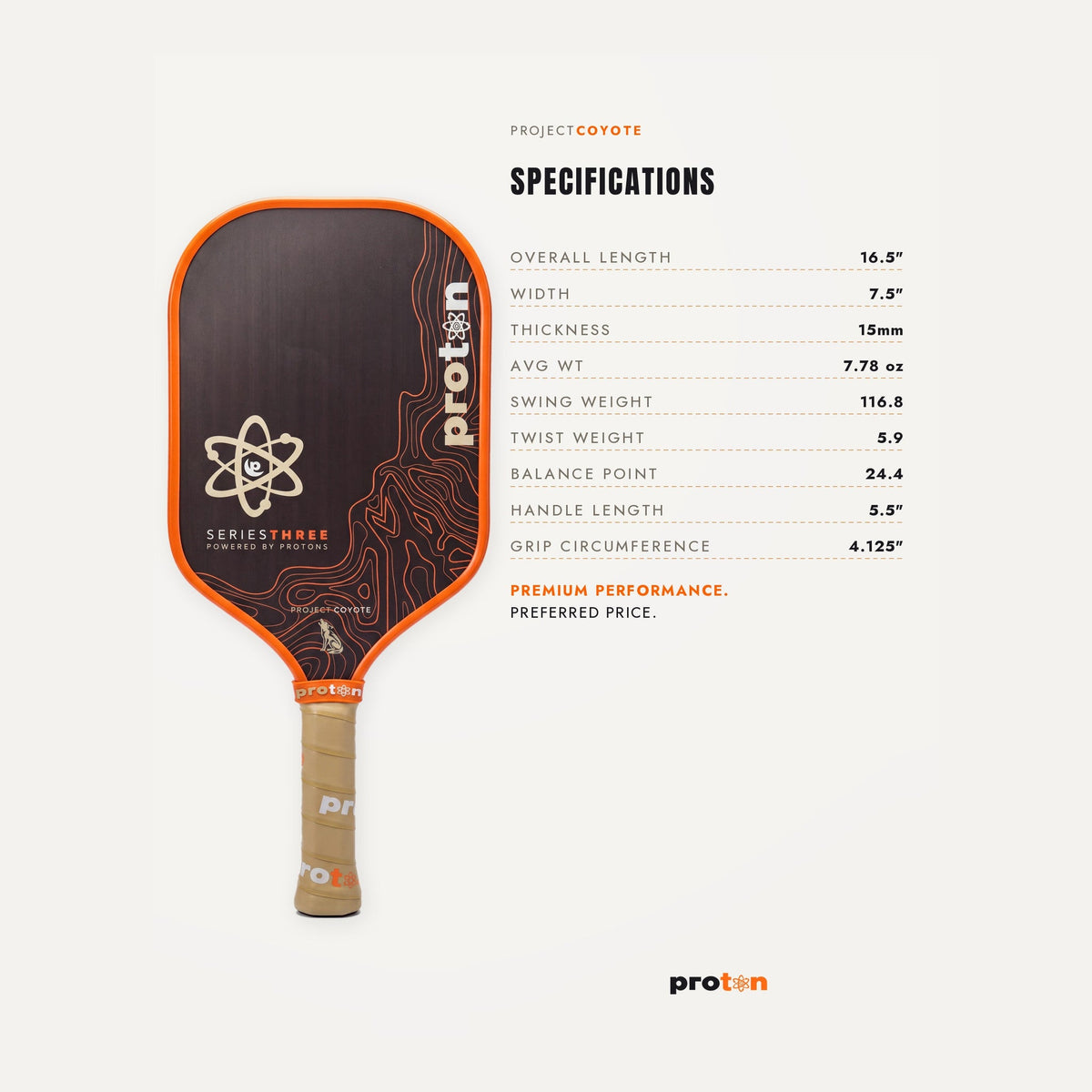 Proton Project Coyote specifications