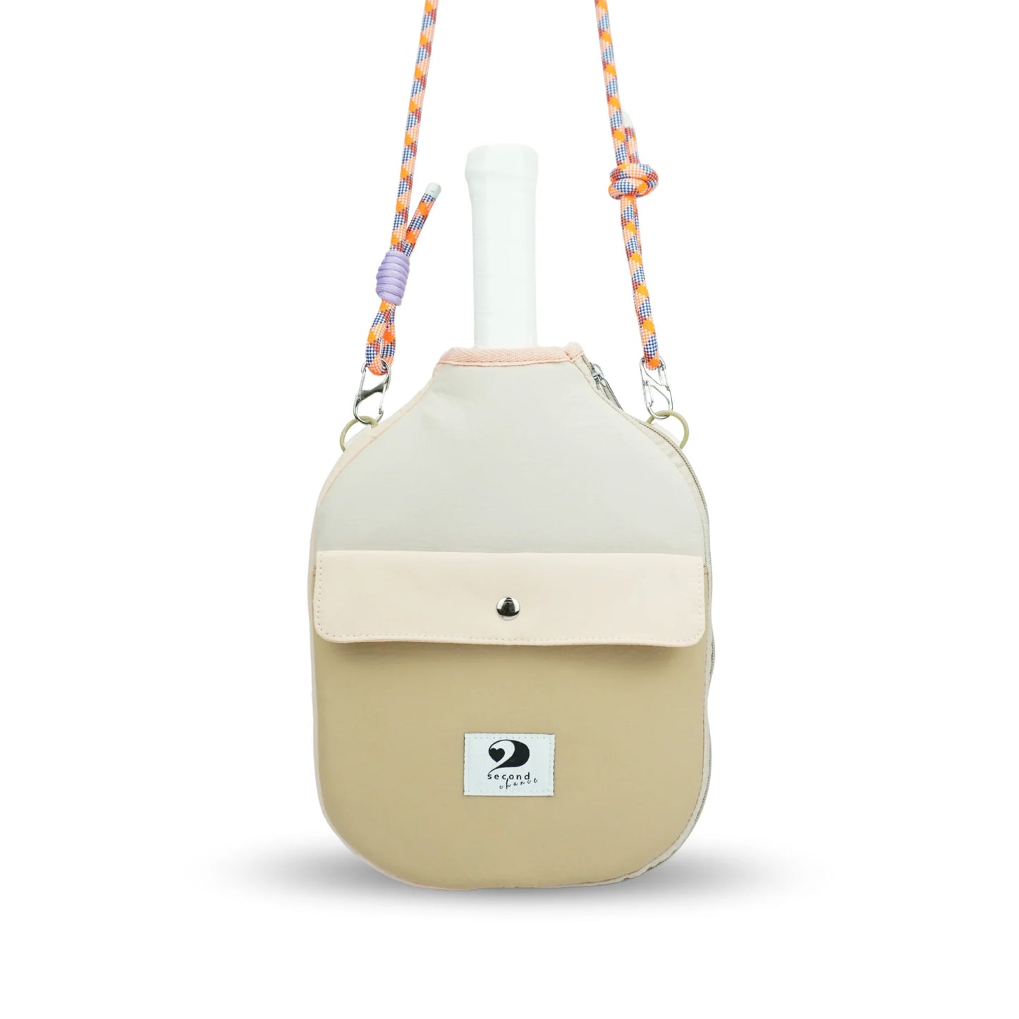 POCKETTE – PICKLEBALL PADDLE CASE (TAN/BEIGE)