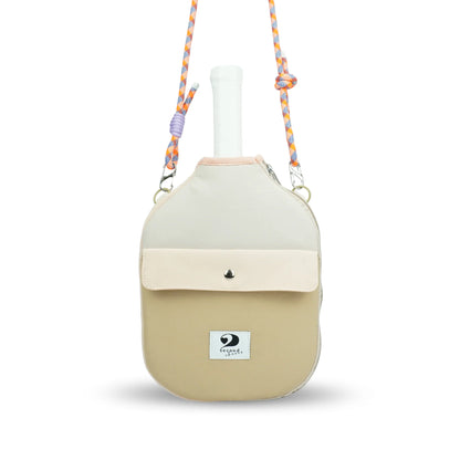 POCKETTE – PICKLEBALL PADDLE CASE (TAN/BEIGE)