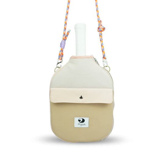 POCKETTE – PICKLEBALL PADDLE CASE (TAN/BEIGE)
