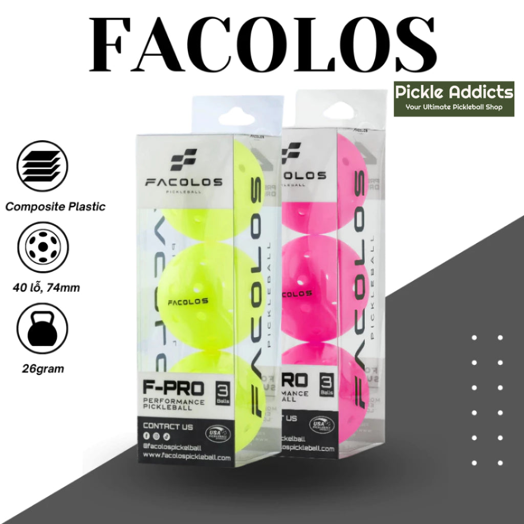 Facolos F-Pro Performance Pickleball Ball