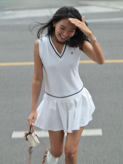 PICKNMIX IVY Dress White