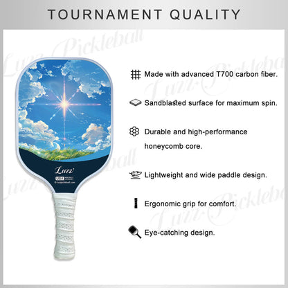 Luzz Pickleball Paddle Star T700 Carbon Fiber (16mm)