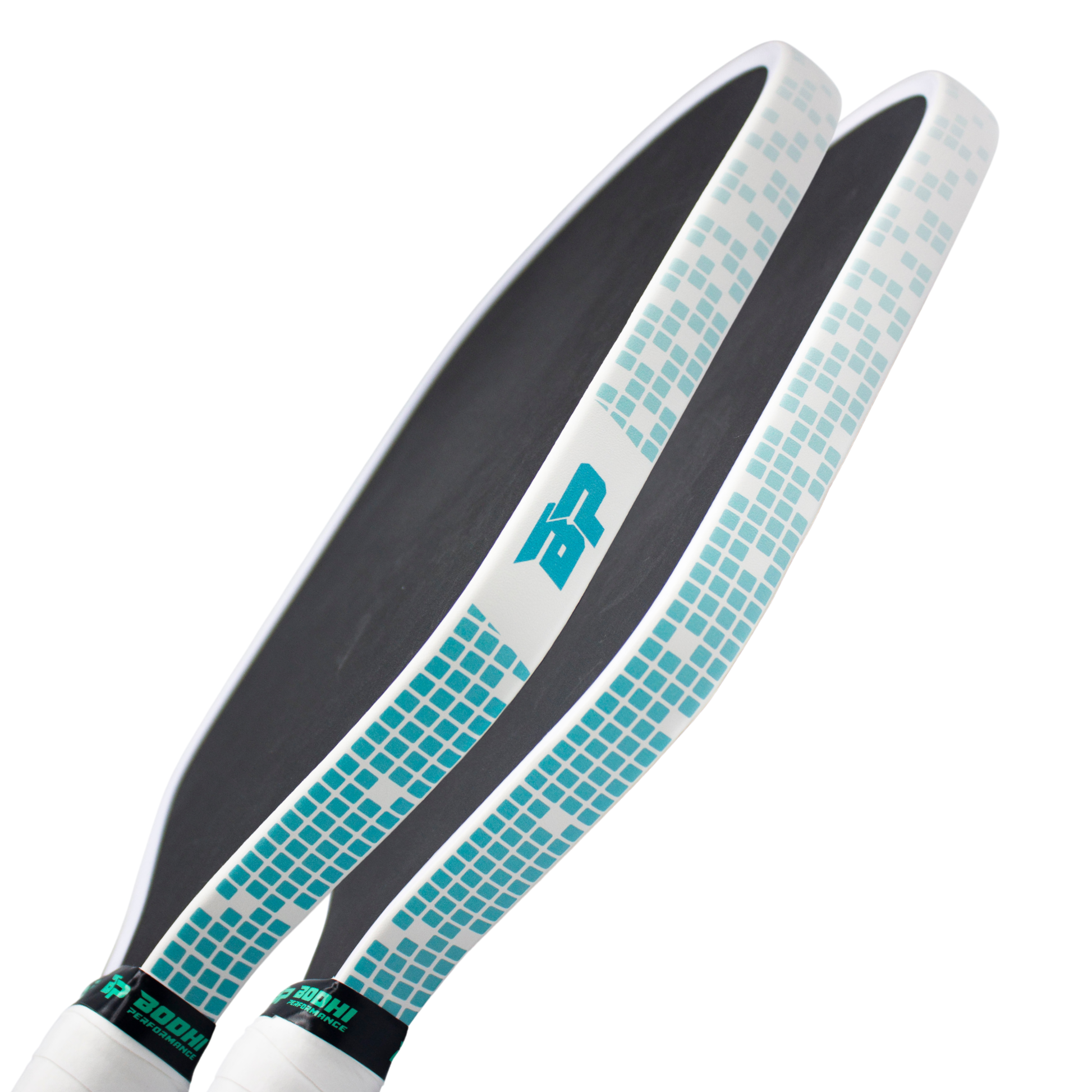 White - Teal Pixel