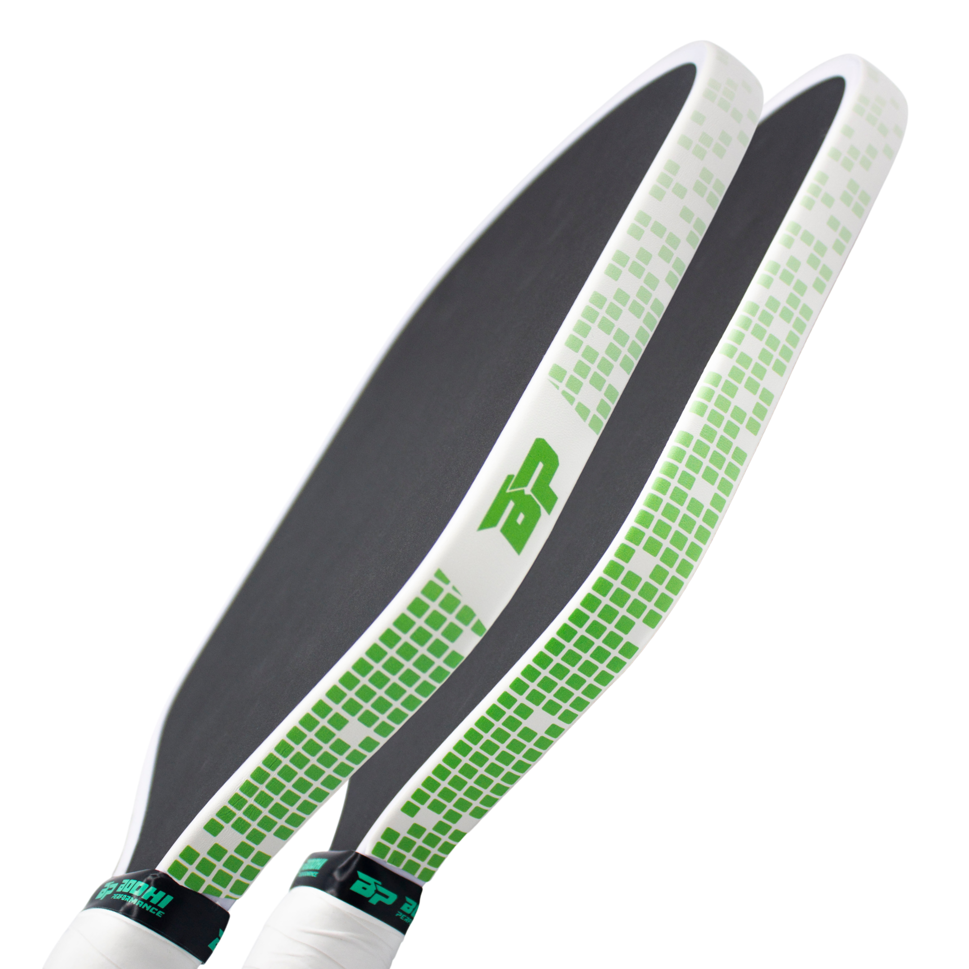 White - Lime Green Pixel