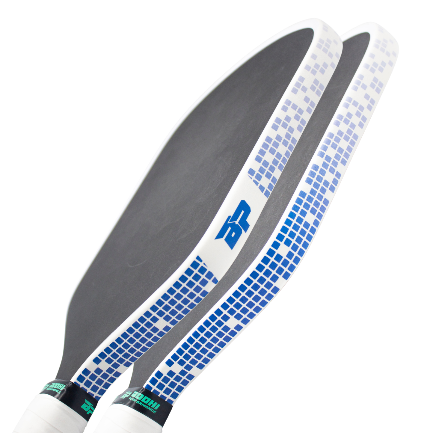 White - Royal Blue Pixel