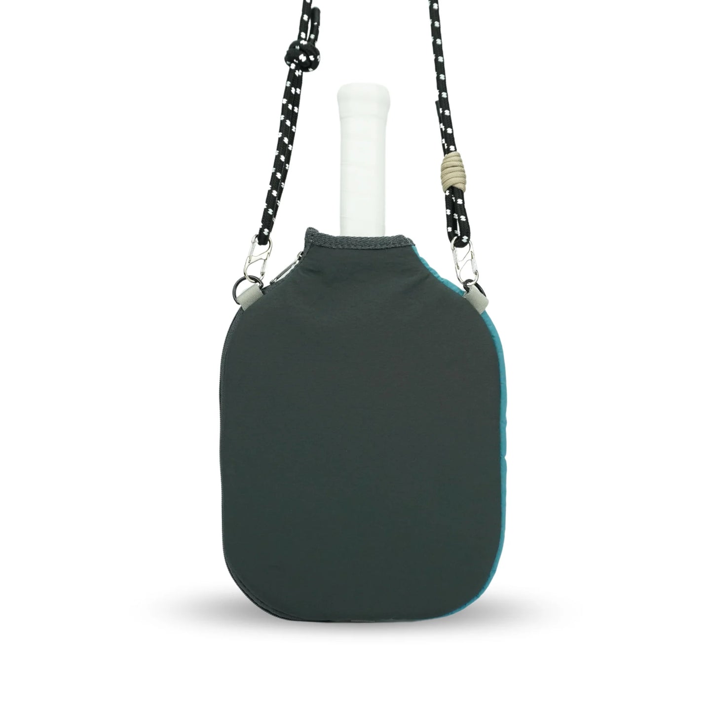 POCKETTE – PICKLEBALL PADDLE CASE (KHAKI GREEN/DARK GREY)