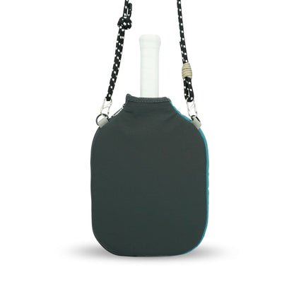 POCKETTE – PICKLEBALL PADDLE CASE (KHAKI GREEN/DARK GREY)