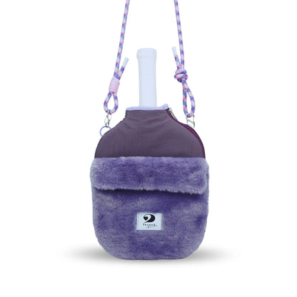 ACTIVE - FURRY POCKETTE - PICKLEBALL PADDLE COVER - LAVENDER PURPLE