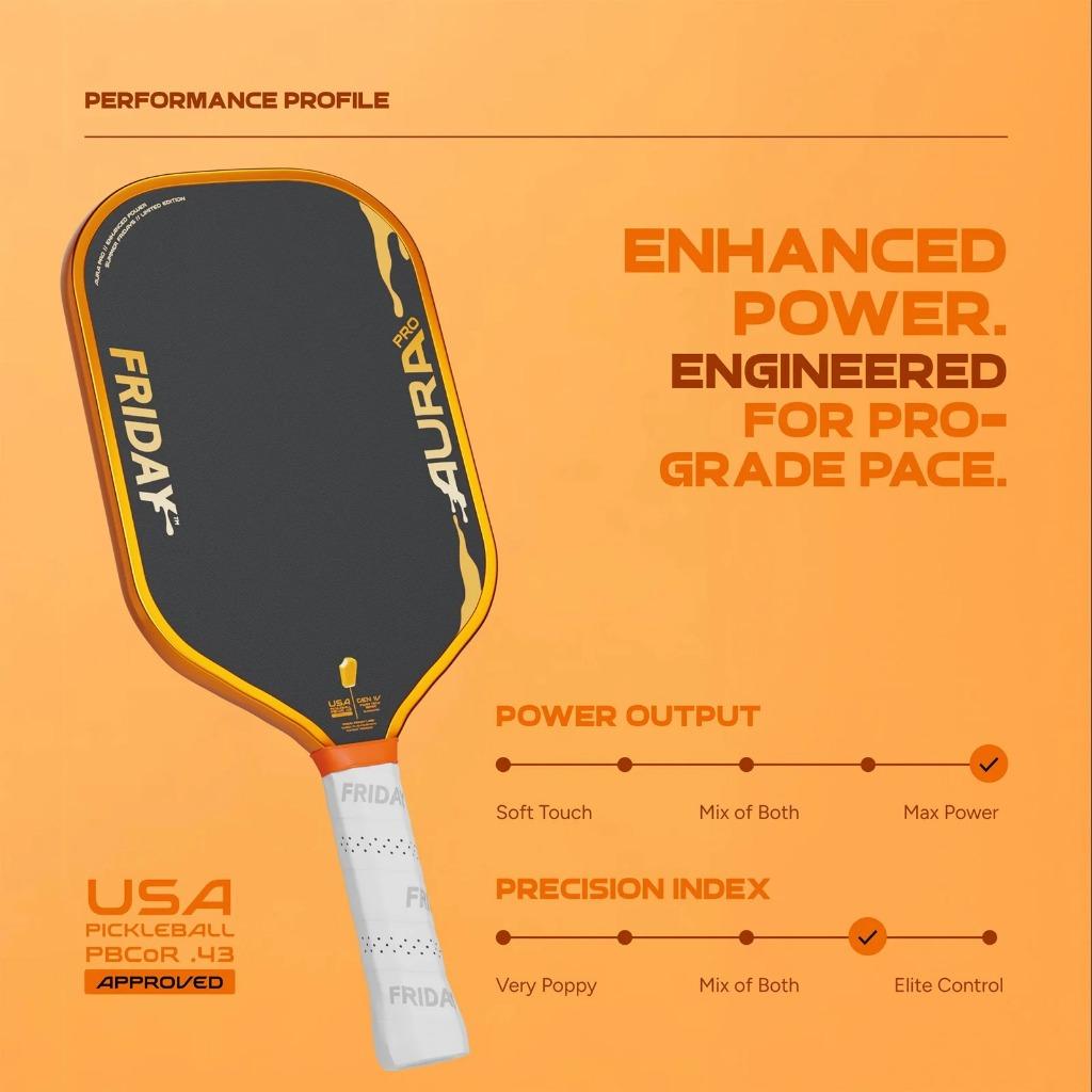 Friday Aura Pro Elongated - Metallic Orange Creamsicle Limited Edition