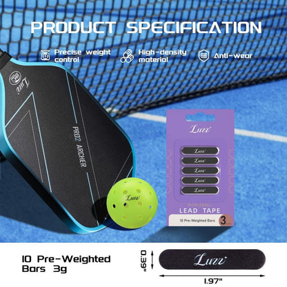 Luzz Pickleball Paddle Lead Strips