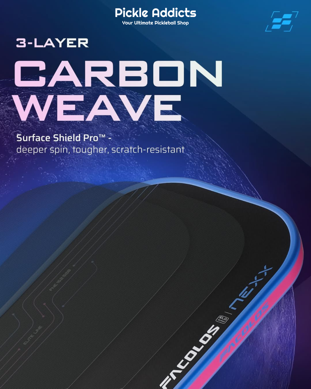 (PRE ORDER) Facolos Nexx Pro Series Paddle 16mm