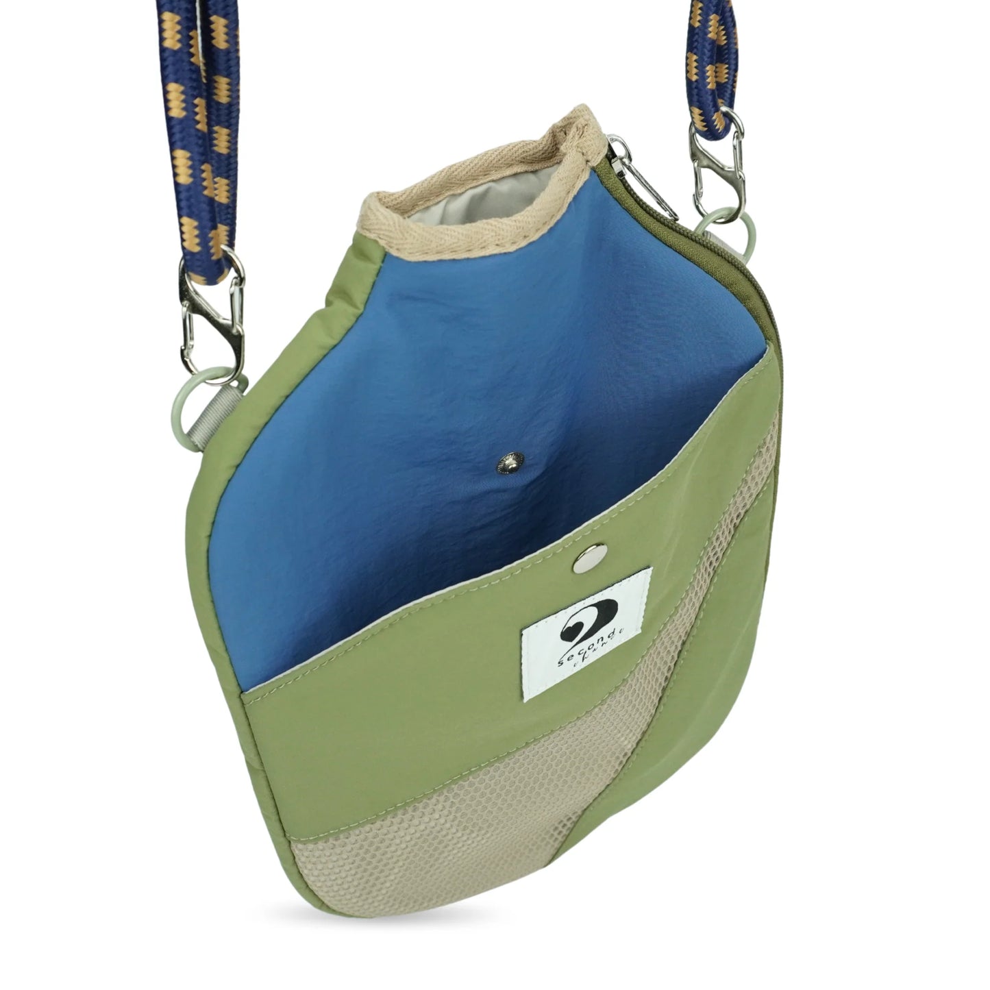 MESH – PICKLEBALL PADDLE CASE (KHAKI GREEN/BLUE)