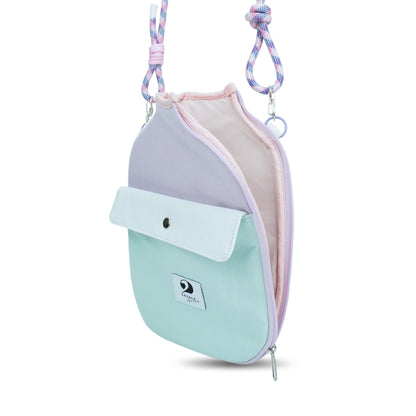 POCKETTE – PICKLEBALL PADDLE CASE (MINT/LIGHT PURPLE)