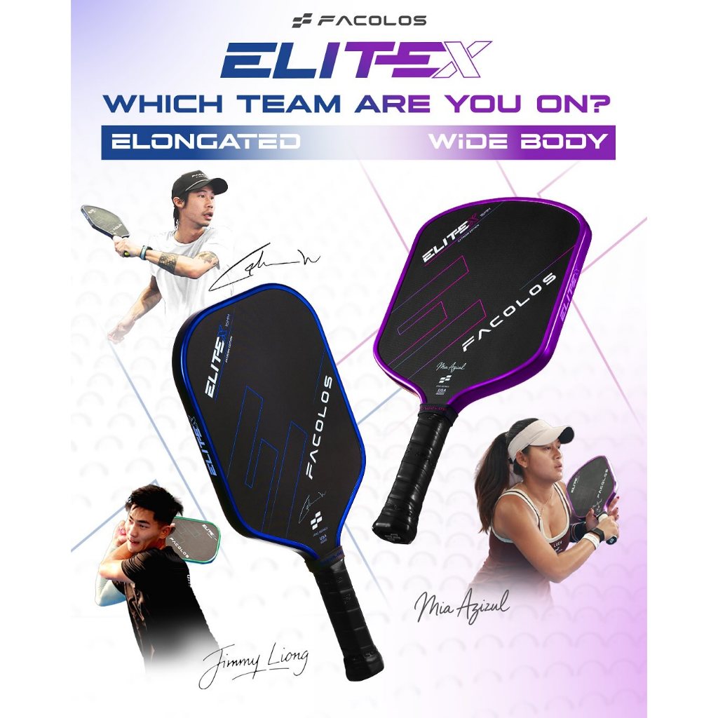 Facolos Elite X 16mm Widebody Mia Azizul Edition Pickleball Paddle