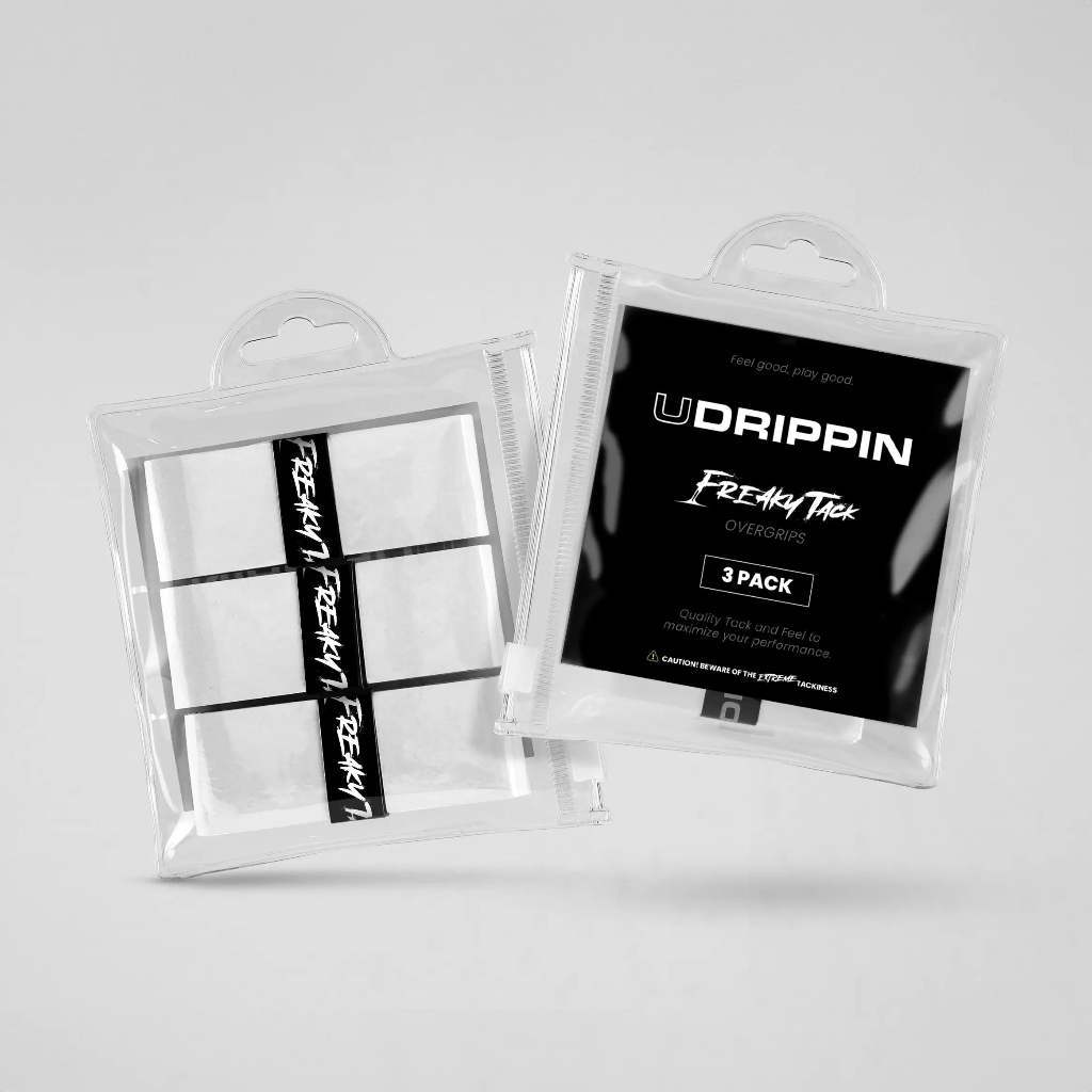UDRIPPIN FREAKY TACK Pickleball Overgrip – White