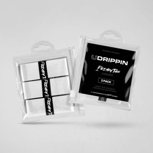 UDRIPPIN FREAKY TACK Pickleball Overgrip – White