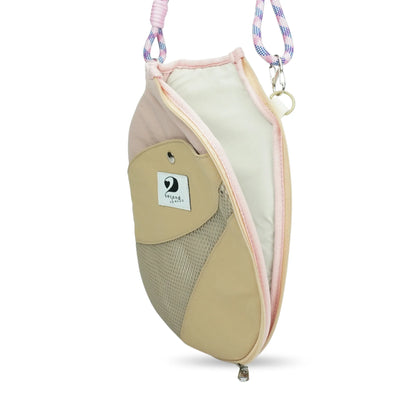MESH – PICKLEBALL PADDLE CASE (TAN/PINK)