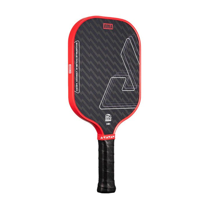 JOOLA Scorpeus Double Vision Pickleball Paddle - Blaze Red / Bolt Blue / Surge Green (16mm)