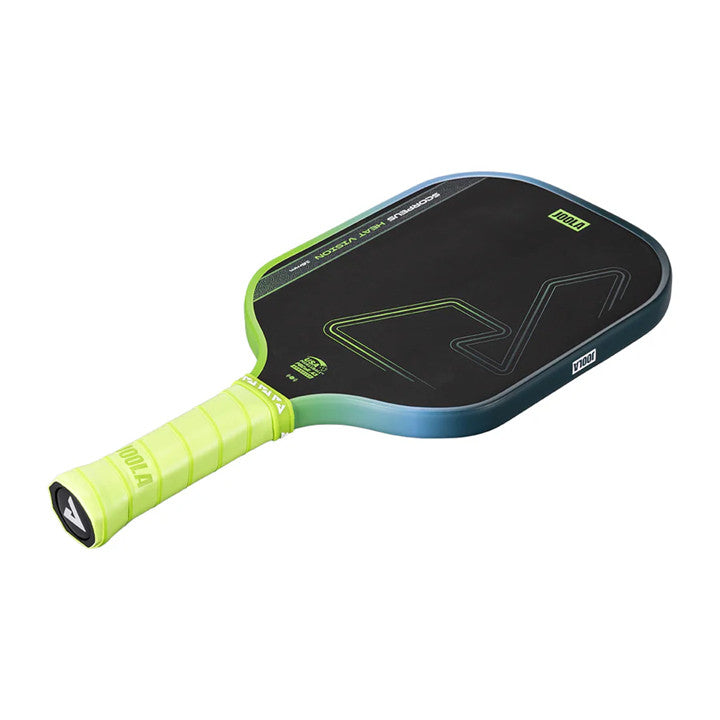 JOOLA Scorpeus Heat Vision Pickleball Paddle - Ignite Blaze Red / Surge Green / Flash Yellow (16mm)