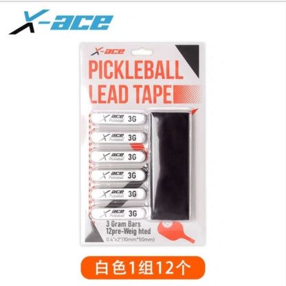 X-Ace Pickleball Lead Tape 3g 1set 12pcs Weight Sticker