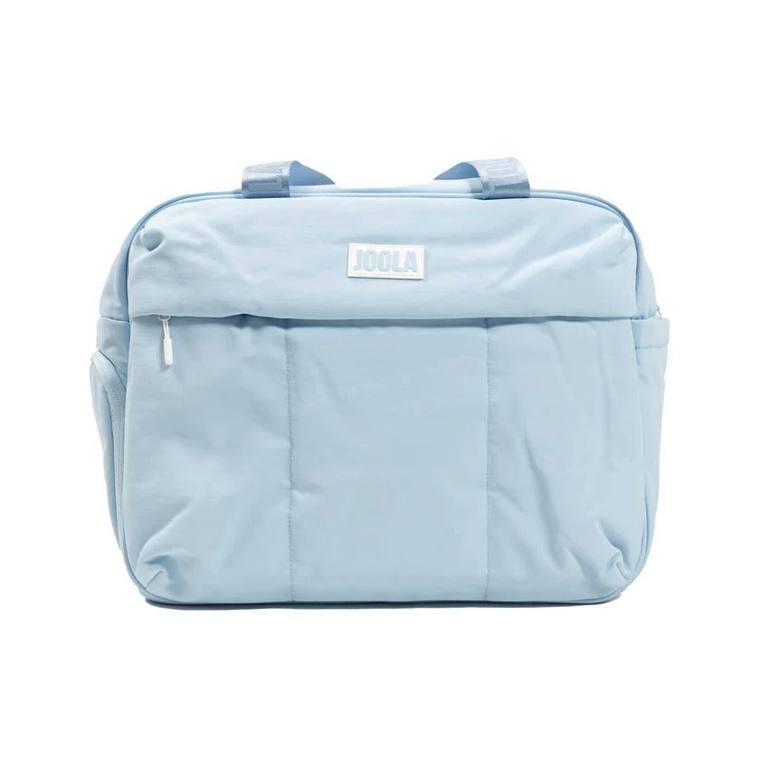 Joola Overnighter Puff Bag White Blue Breeze