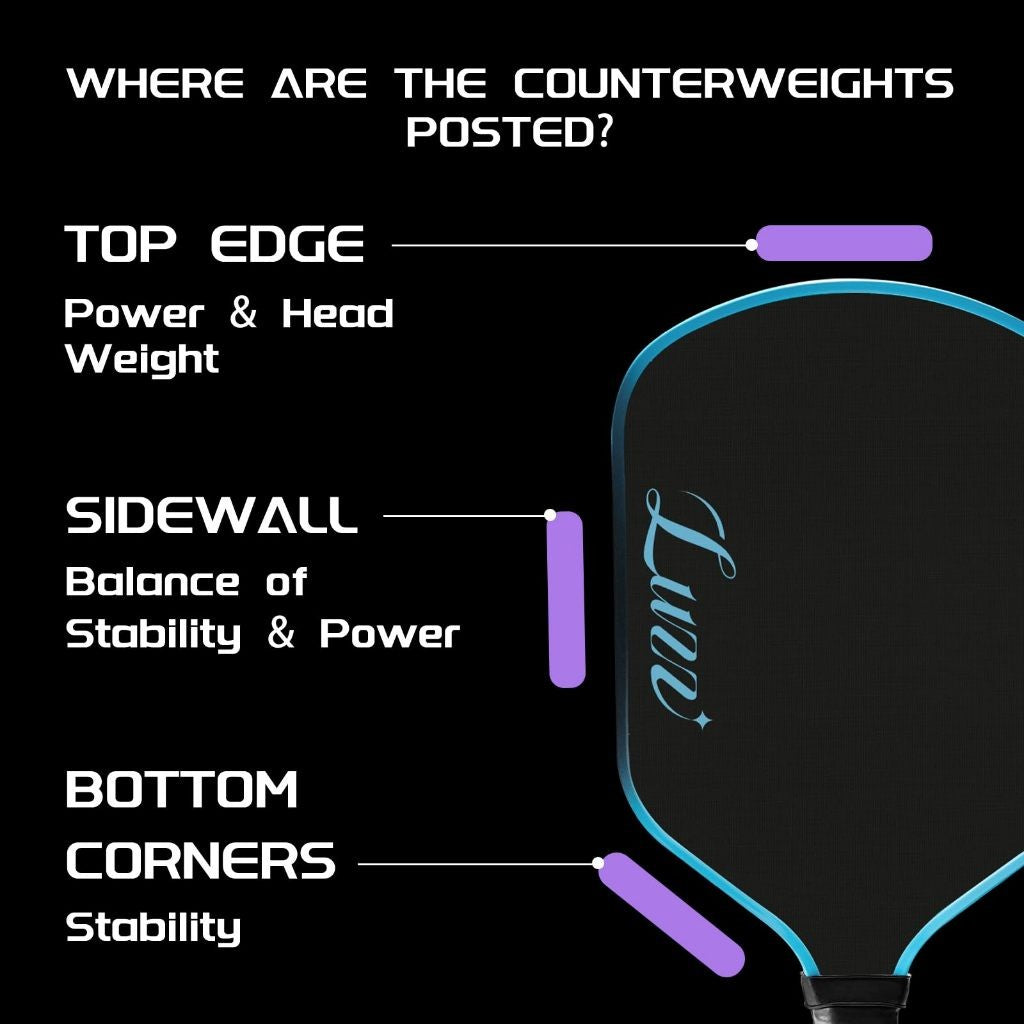 Luzz Pickleball Paddle Lead Strips