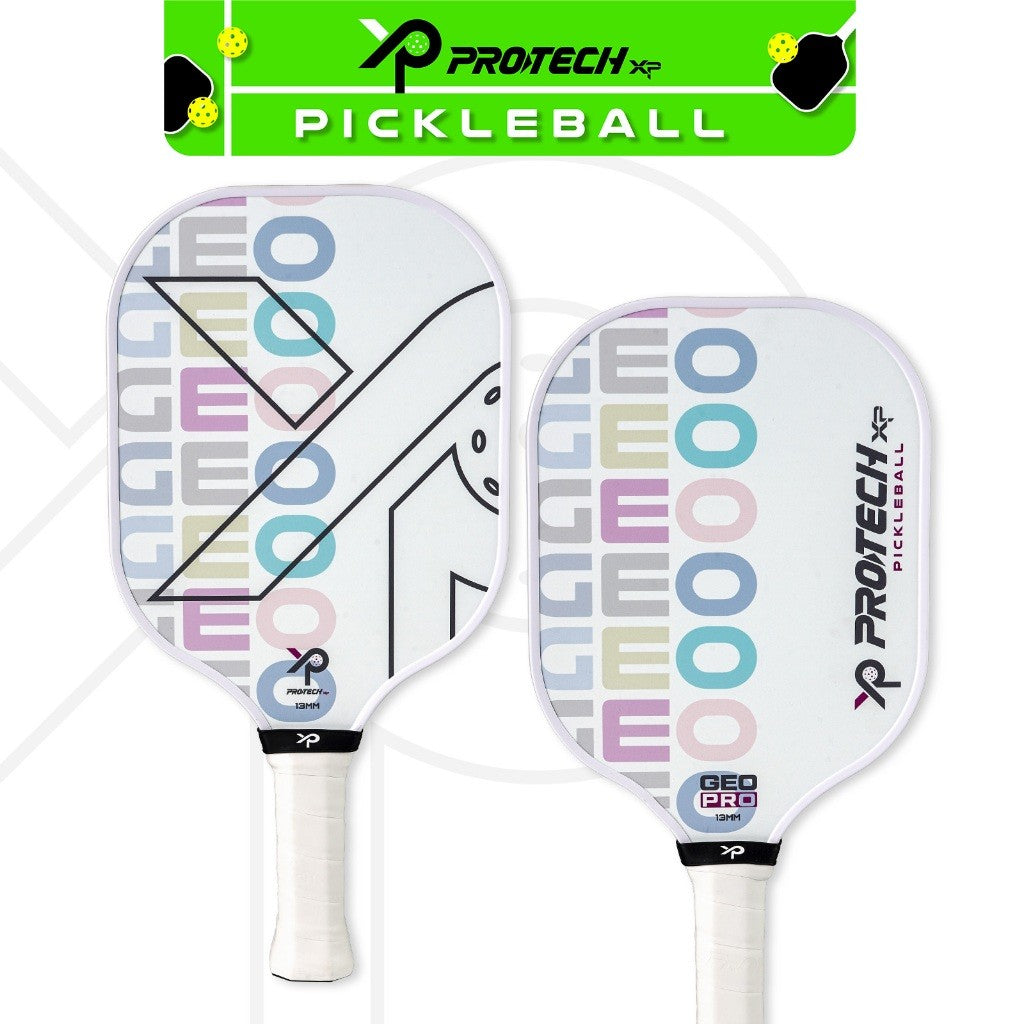 Protech XP GEO Series Pickleball Premiun & Economic Set  (2 Paddles/4 Balls/1 Case)(13mm)