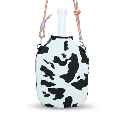 MESH – PICKLEBALL PADDLE CASE (COW-PRINT)