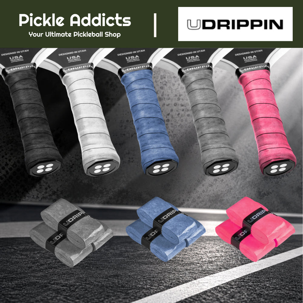 UDRIPPIN Pickleball Pro Dry Overgrips Sweat Absorbent