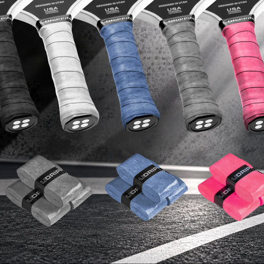 UDRIPPIN Pickleball Pro Dry Overgrips Sweat Absorbent