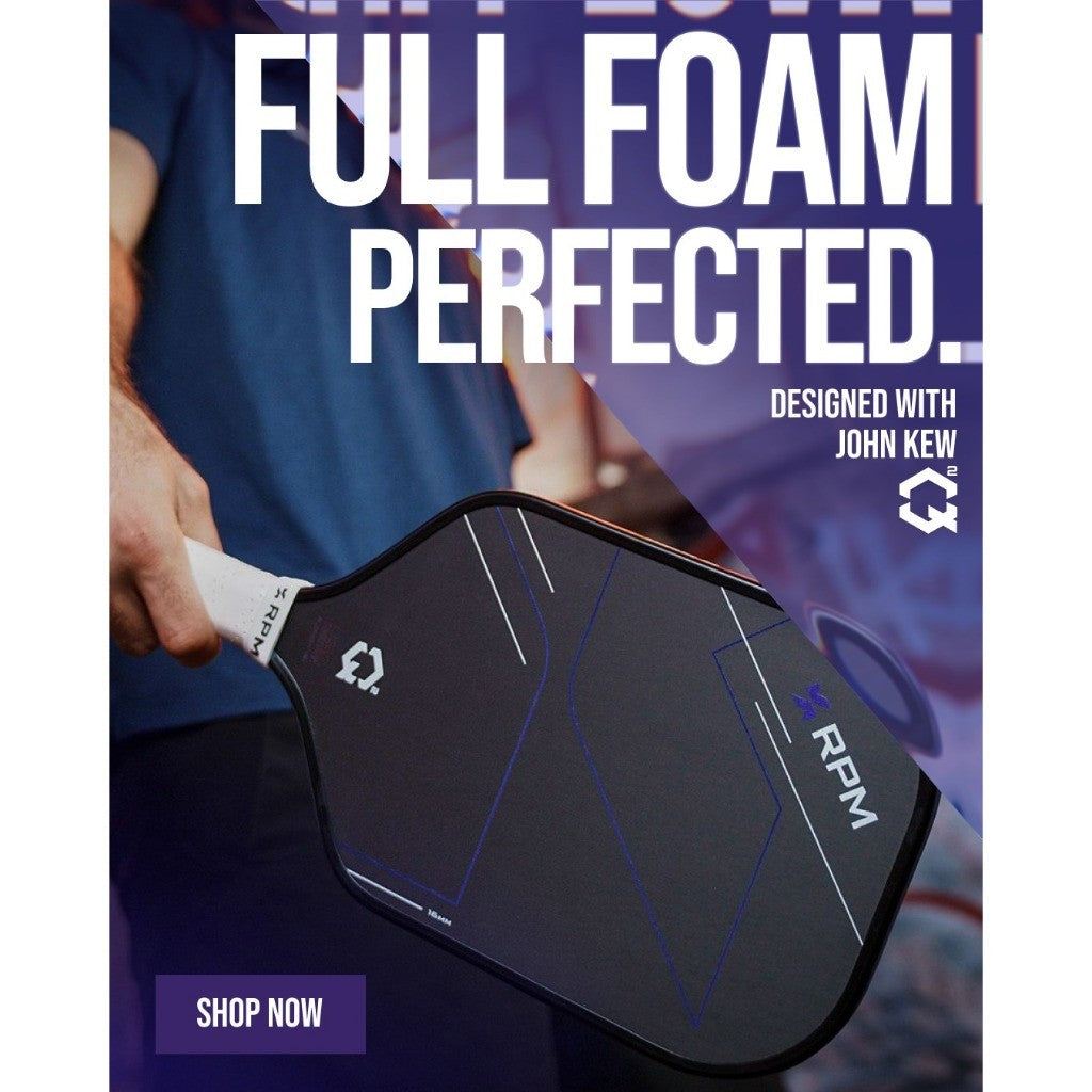 RPM Q2 14MM/16MM ELONGATED Pickleball Paddle James Ignatowich