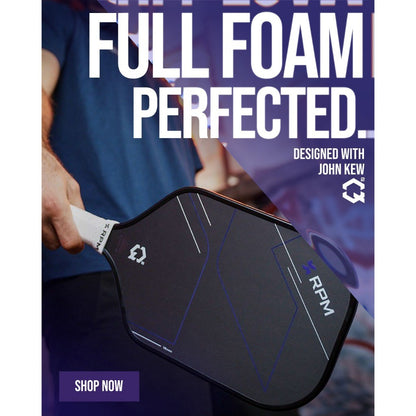 RPM Q2 14MM/16MM ELONGATED Pickleball Paddle James Ignatowich