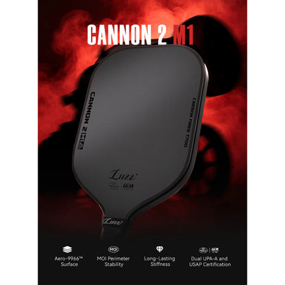 Luzz Cannon2 M1 Paddle(16mm) Aero-9966 Coating Carbon Fiber Surface