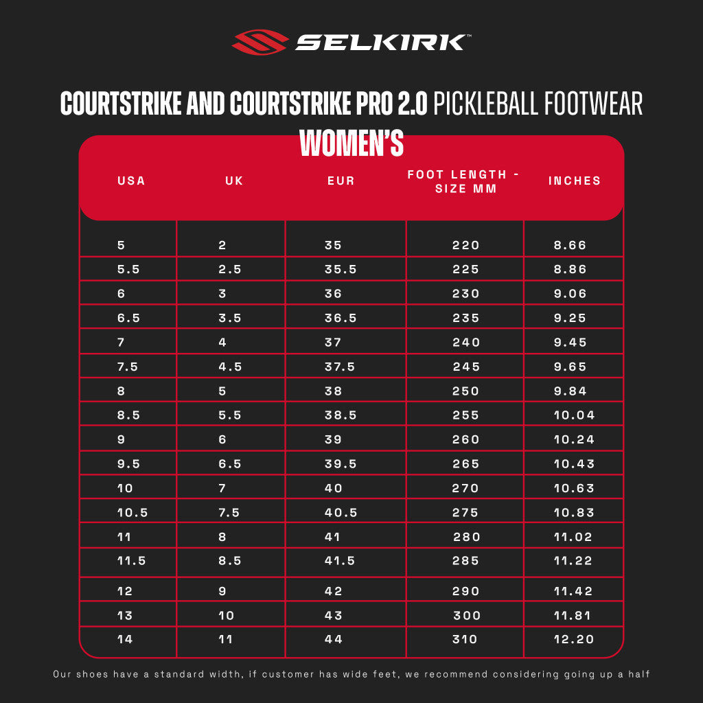 Selkirk Sport Women's CourtStrike Pro 2.0 Pickleball Shoe