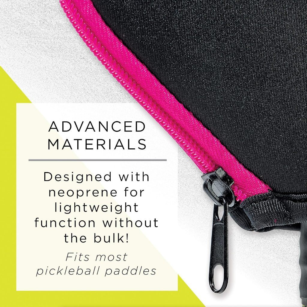 Franklin Pickleball Paddle Cover Protective Padded Cover with Fence Hook Universal Size Paddle Case