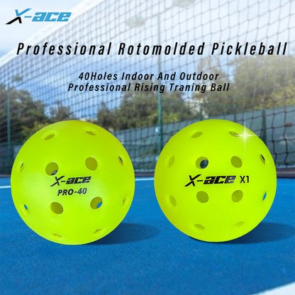 Pickleball X-Ace Pro 40 Pickle ball Ball USAPA Competition Standard Pickleball