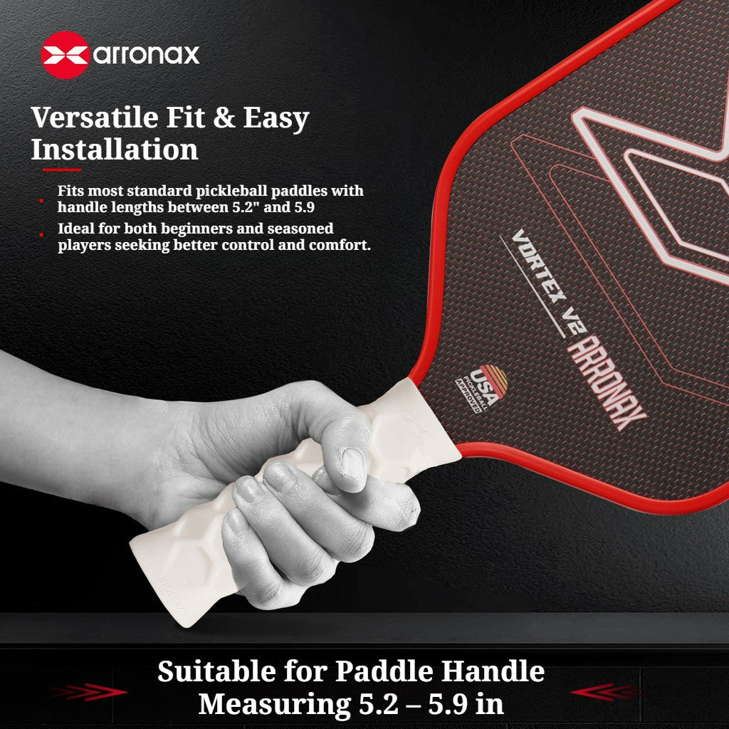 ARRONAX Hesacore Grip for Pickleball Paddles - Silicone Anti-Slip, Sweat-Resistant