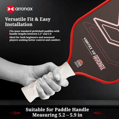 ARRONAX Hesacore Grip for Pickleball Paddles - Silicone Anti-Slip, Sweat-Resistant