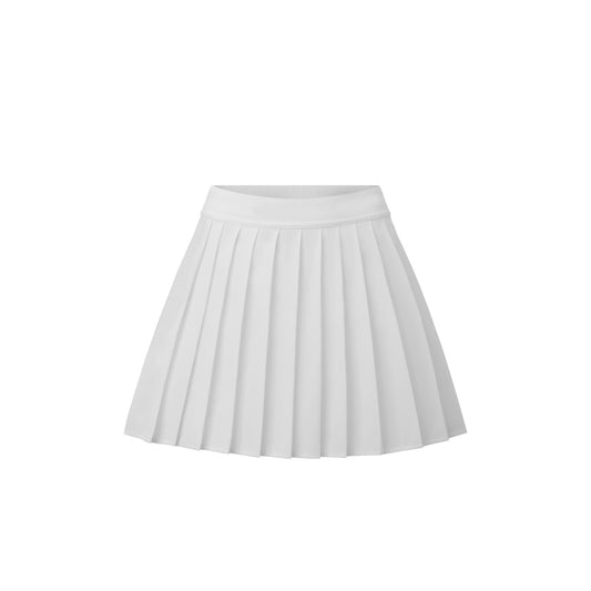 PICKNMIX Pleated Skirt White