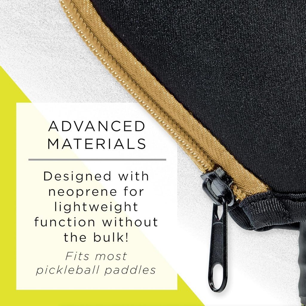 Franklin Pickleball Paddle Cover Protective Padded Cover with Fence Hook Universal Size Paddle Case